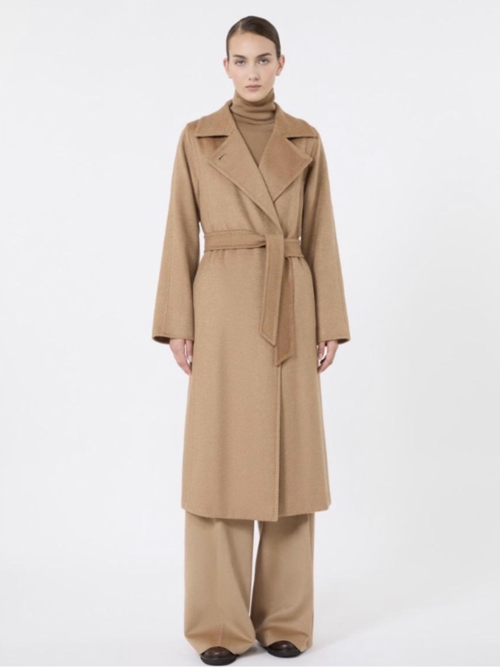Max Mara Manuela Long Coat - Camel